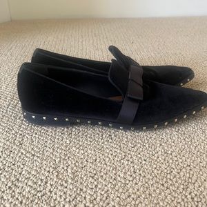 Valentino Velvet Loafers
